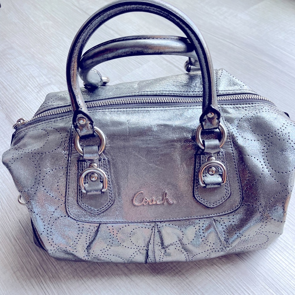 Coach Sparkle Leather purse